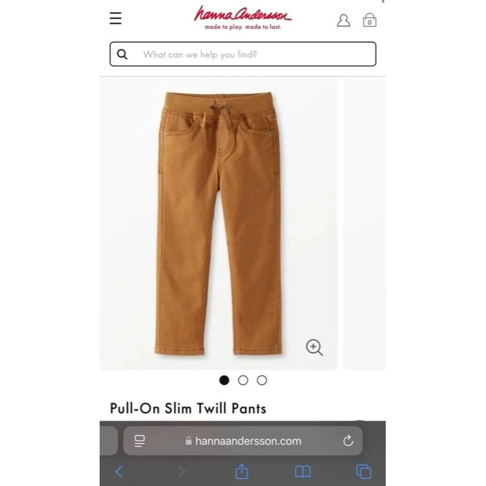 Hanna Andersson 110cm or size 5 boys kids pants